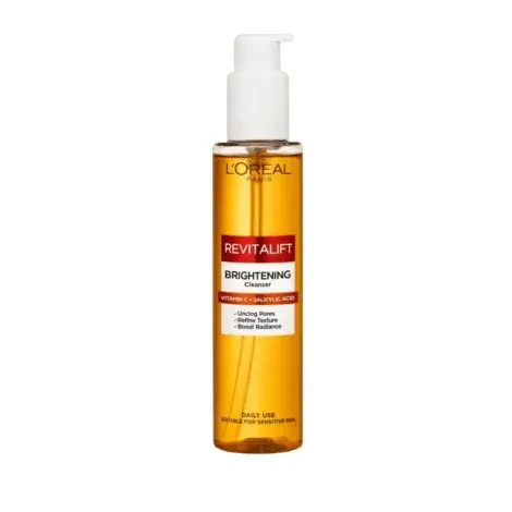 L'Oreal Revitalift Vitamin C + Salicylic Acid Brightening Cleanser 150ml — LOREAL face serum
