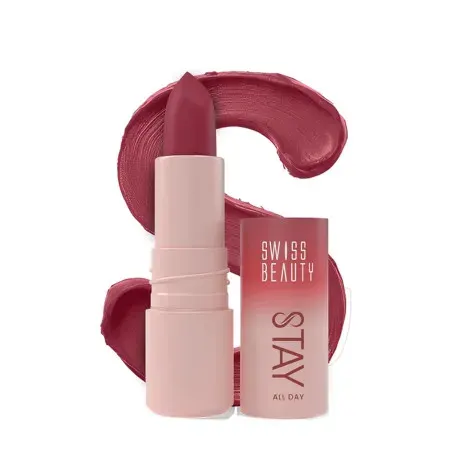 Swiss Beauty Stay All Day Lipstck - 04 Fancy — SWISS BEAUTY beauty product