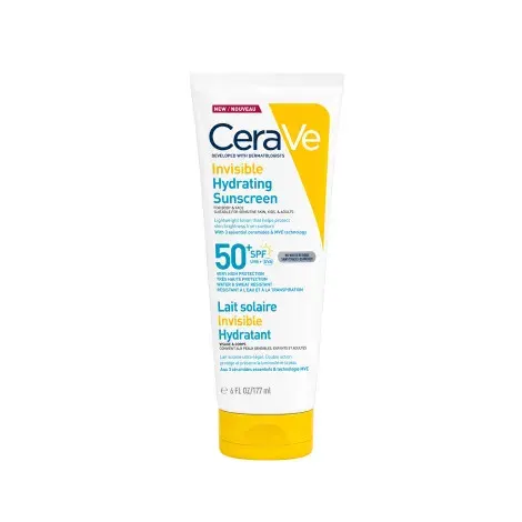 CeraVe Invisible Hydrating Sunscreen SPF50+ 177ml — CERAVE sunscreen