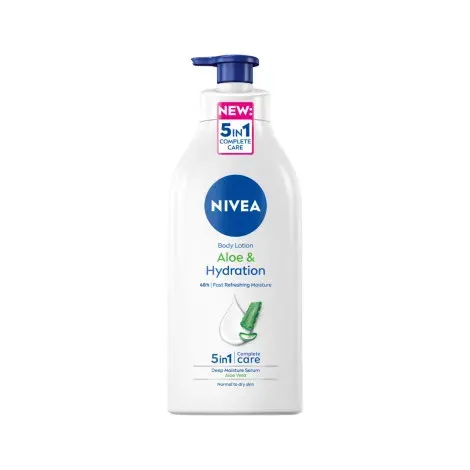 Nivea Aloe & Hydration 72H Moisture Refreshing Care Body Lotion 625ml — NIVEA body care product