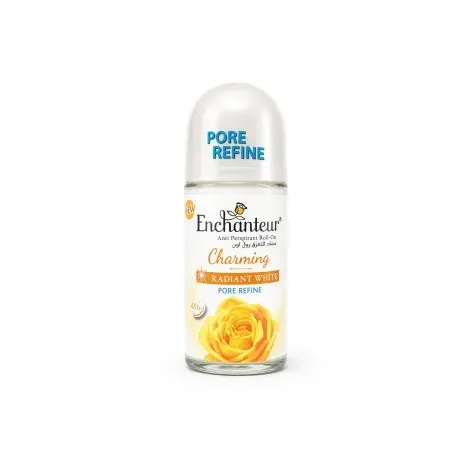 Enchanteur Charming Radiant White Pore Refine Anti Perspirant Roll-On 50ml — ENCHANTEUR fragrance