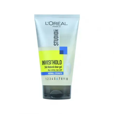 L'Oreal Studio Line 6 Invisi Hold Normal Strength 24h Natural Clear Gel 150ml — LOREAL beauty product