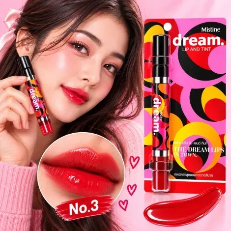 Mistine Dream Lip and Tint Red No.03 4.7g — MISTINE makeup product