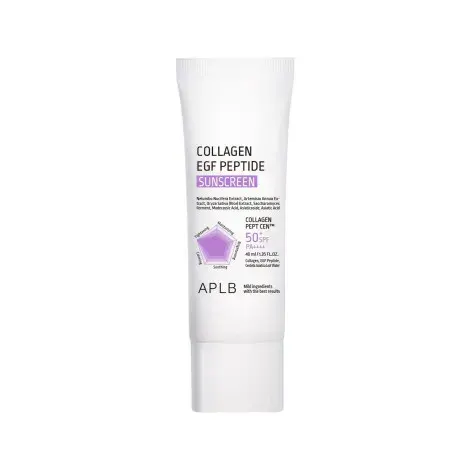 APLB Collagen EGF Peptide Sunscreen SPF50+ PA++++ 40ml — APLB sunscreen