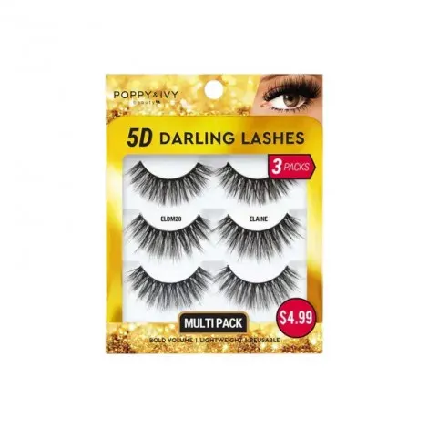Absolute New York Multipack 5D Darling Eye Lashes - ELDM28 Elaine — ABSOLUTE NEW YORK makeup product
