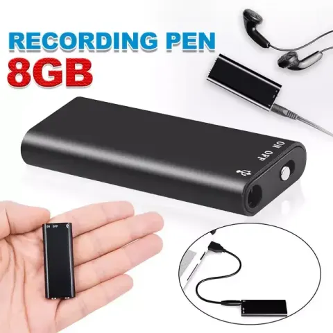Mini Voice Recorder 8GB Metal Body