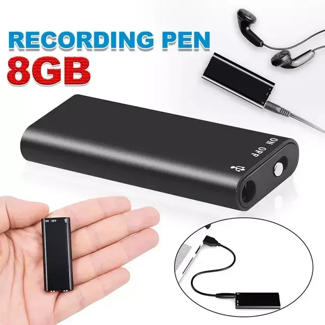 Mini Voice Recorder 8GB Metal Body
