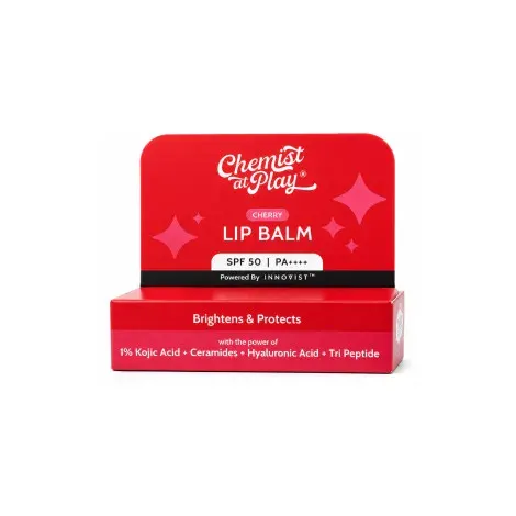 Innovist Chemist at Play Cherry Lip Balm SPF 50 PA++++ — INNOVIST lip care product