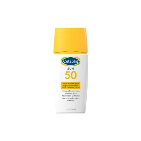 Cetaphil Sheer Mineral Face Liquid Sunscreen SPF50 50ml — CETAPHIL sunscreen