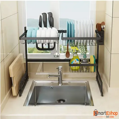 Kitchen Dish Rack Over Sink – 2 Tier