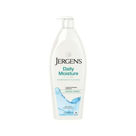 Jergens Daily Moisture 24H Nourishing Hydration Moisturizer Lotion for Dry Skin 621ml — JERGENS moisturiser
