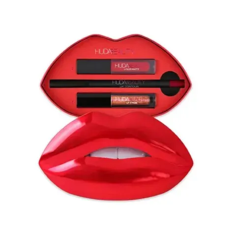 Huda Beauty Contour & Strobe Liquid Lip Set — HUDA BEAUTY lip colour