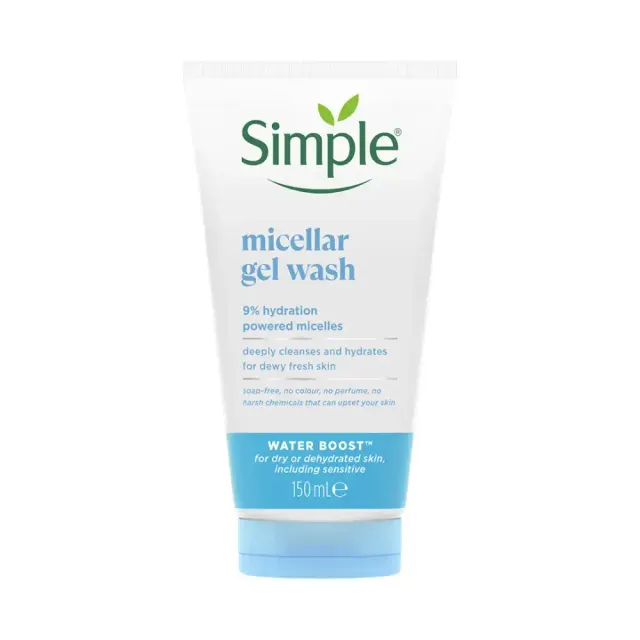 Simple Water Boost Micellar Gel Wash 150ml — Simple