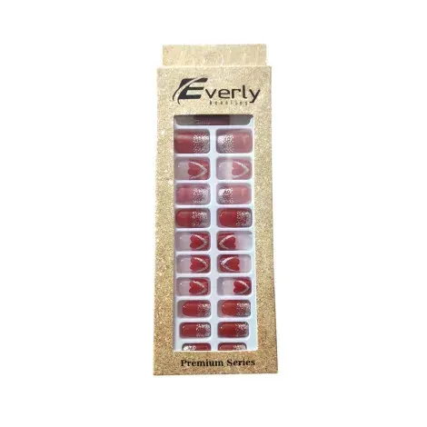 Everly Natural Fake Nails 24pcs - H207 — EVERLY beauty product