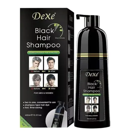Dexe Black Hair Shampoo For Men & Women 400ml — DEXE hair care product