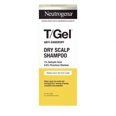 Neutrogena T/Gel Anti-Dandruff Dry Scalp Shampoo 250ml — NEUTROGENA hair care product