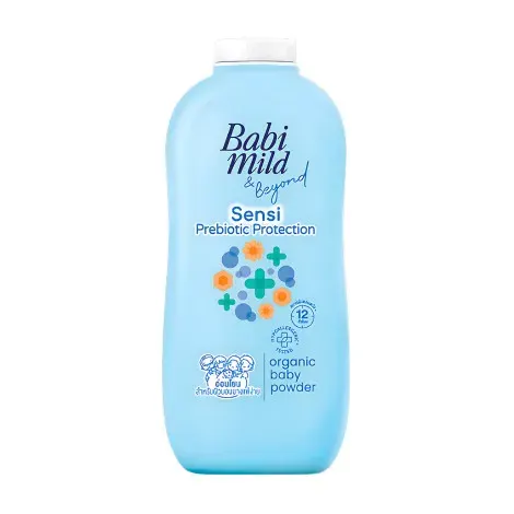 Babi Mild Sensi Prebiotic Protection Organic Natural Baby Powder 350g — BABI MILD makeup product