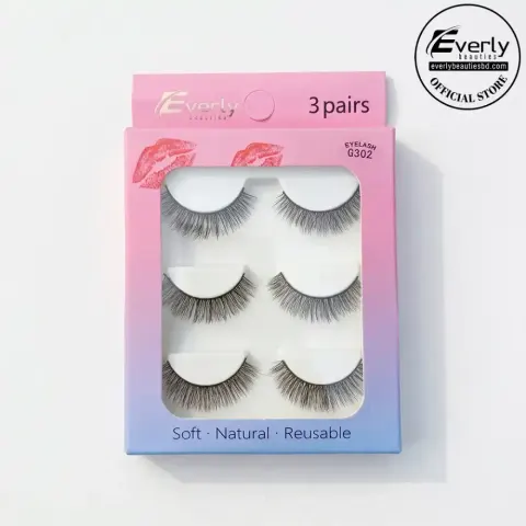 Everly Beauties G300 Series 3Pair False Eyelash Set — Everly Beauties