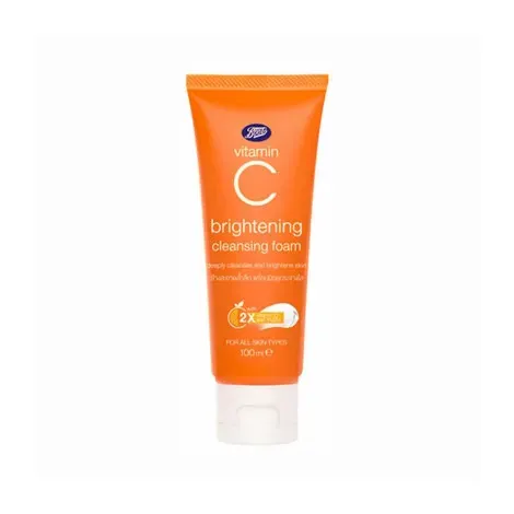 Boots Vitamin C Brightening Cleansing Foam 100ml — BOOTS face serum