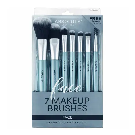 Absolute New York Eye & Face 7 Makeup Brushes — ABSOLUTE NEW YORK makeup product