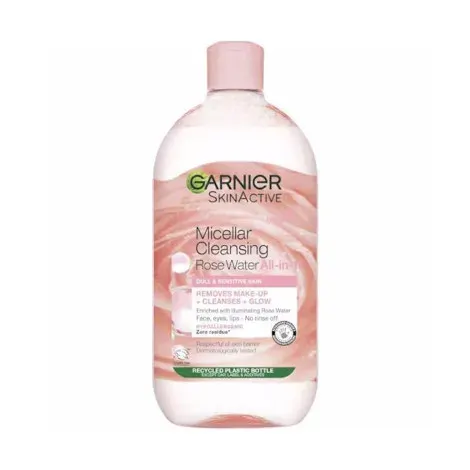 Garnier Micellar Cleansing Rose Water All In 1 For Dull & Sensitive Skin 700ml — GARNIER cleanser