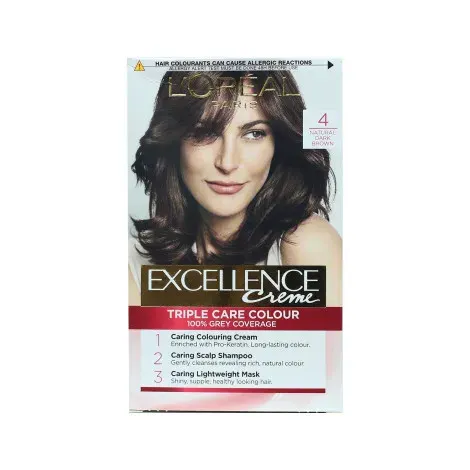 L'Oreal Excellence Creme Triple Care Colour - 4 Brown — LOREAL beauty product