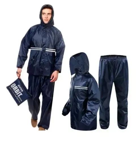 Rain Coats for Men Waterproof Jacket and Pant with Bag