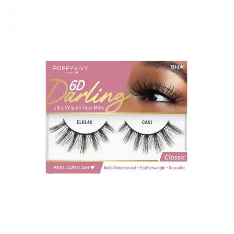 Absolute New York 6D Darling Ultra Volume Faux Mink Eye Lashes - ELHL40 Casi — ABSOLUTE NEW YORK makeup product