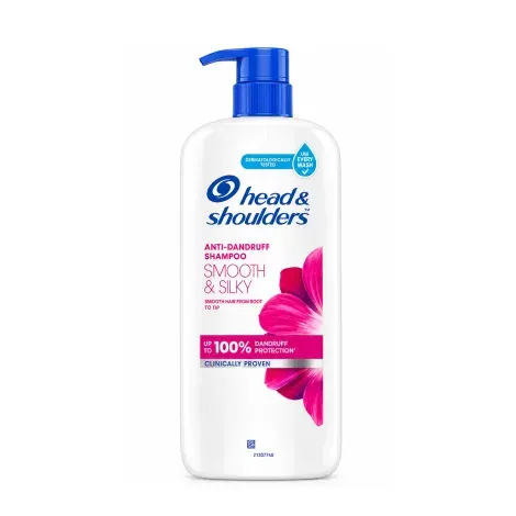Head & Shoulders Smooth & Silky Anti Dandruff Shampoo 1.2L — HEAD & SHOULDERS hair care product