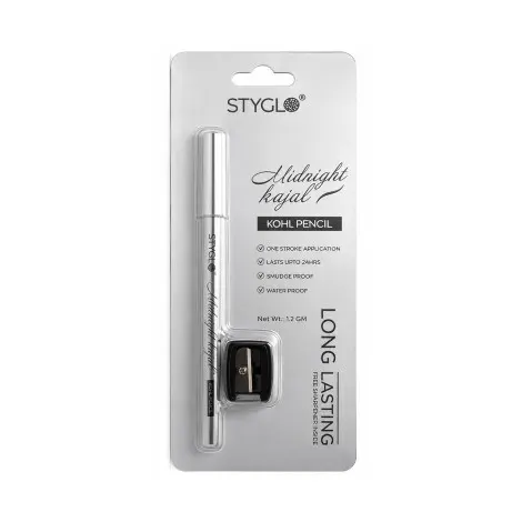 STYGLO Midnight Kohl Kajal Pencil 1.2g — STYGLO makeup product