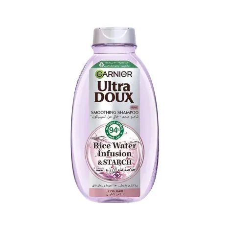 Garnier Ultra Doux Rice Water Infusion & Starch Smoothing Shampoo 400ml — GARNIER hair care product