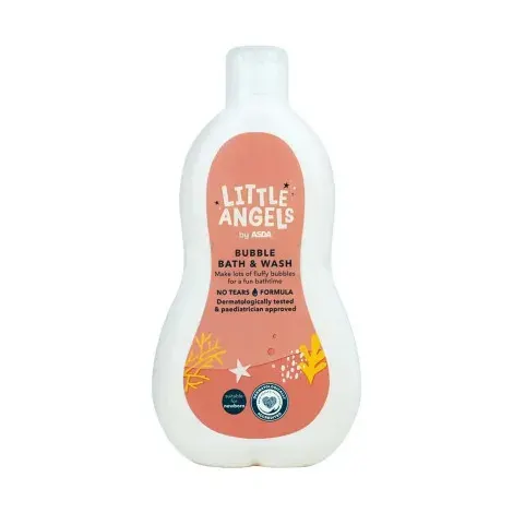 Asda Little Angels Bubble Bath & Wash 500ml — ASDA body care product