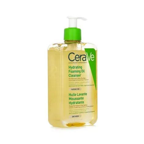 Cerave Hydrating Foaming Oil Cleanser For Normal To Very Dry Skin 473ml — CERAVE face wash