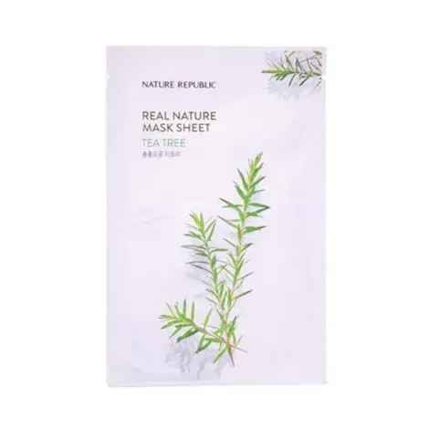 Nature Republic Real Nature Tea Tree Mask Sheet 23ml — NATURE REPUBLIC face mask