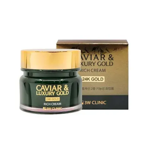 3W Clinic Caviar & Luxury Gold Rich Cream 100g — 3W CLINIC moisturiser