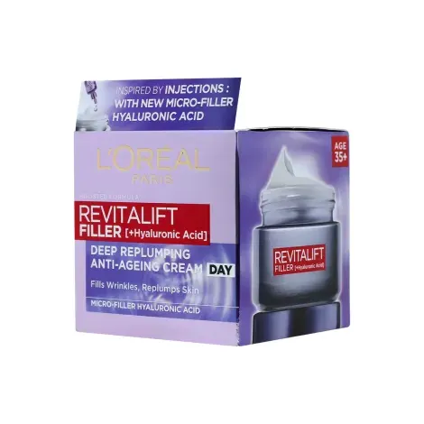 L'Oreal Revitalift Filler Replumping Care Anti Ageing Day Cream 50ml — LOREAL moisturiser