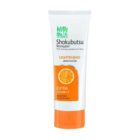 Lion Shokubutsu Monogatari Lightening Facial Foam 100ml — LION face wash