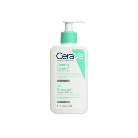 Cerave Foaming Cleanser For Normal to Oily Skin 236ml — CERAVE face wash