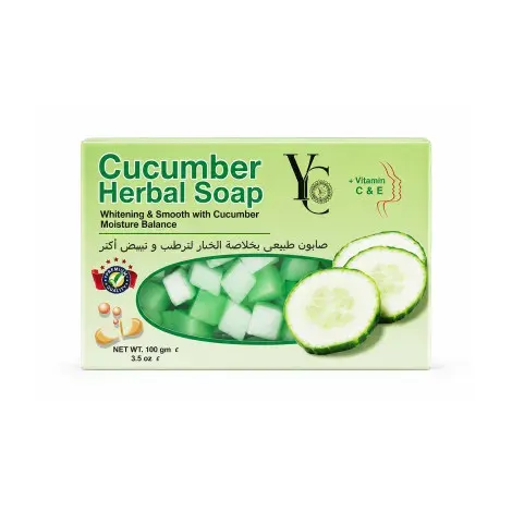 YC Cucumber Herbal + Vitamin C & E Soap 100g — YC face serum