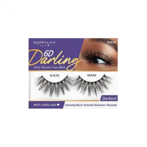 Absolute New York 6D Darling Ultra Volume Faux Mink Eye Lashes - ELHL05 Sarah — ABSOLUTE NEW YORK makeup product
