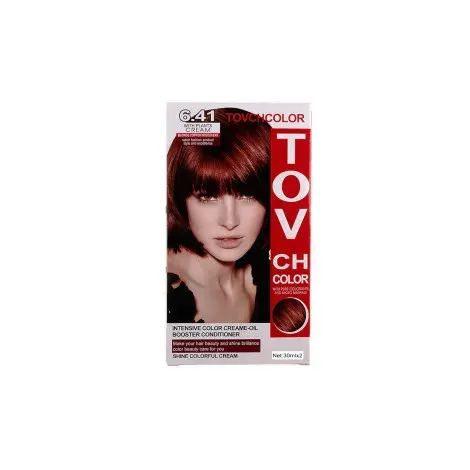 Tovch Hair color 30ml*2 - 6.41 Blonde Copper Iridescent — TOVCH hair care product