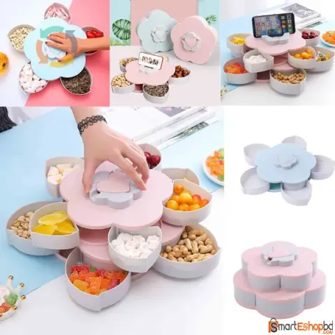 Double Layer Flower Candy Box