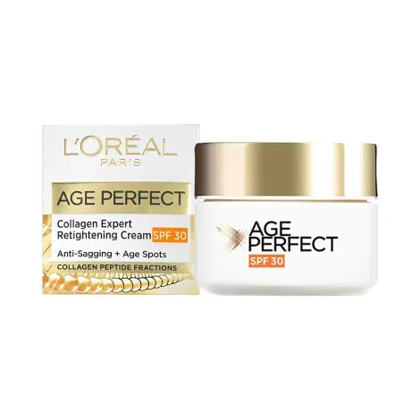 L'Oreal Age Perfect Collagen Expert Retightening Cream SPF30 50ml — LOREAL sunscreen