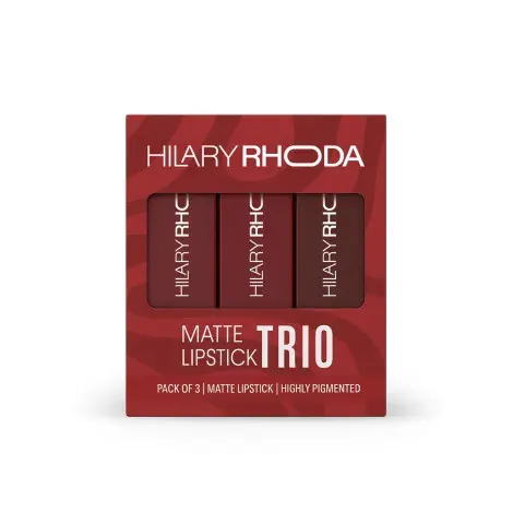 Hilary Rhoda Matte Lipstick Trio Pack of 3 Lipstick — HILARY RHODA lip colour