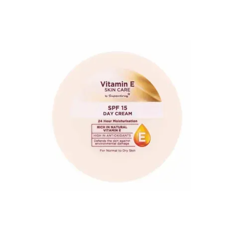 Superdrug Vitamin E Day Cream SPF 15 100ml — SUPER DRUG sunscreen
