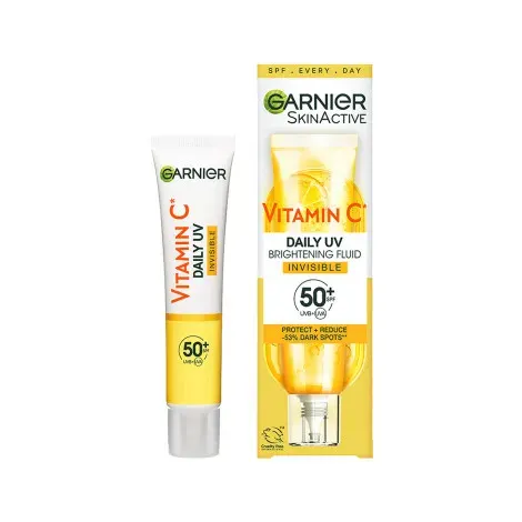Garnier Vitamin C Daily UV Brightening Fluid Invisible SPF50+ 40ml — GARNIER sunscreen