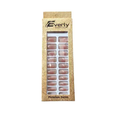 Everly Natural Fake Nails 24pcs - H203 — EVERLY beauty product