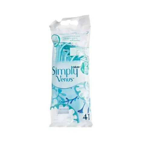 Gillette Simply Venus 2 Disposable 4 Razor For Women — GILLETTE grooming product