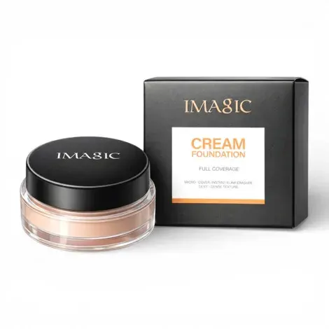Imagic Full Coverage Cream Foundation - 130 Porcelain — IMAGIC makeup product