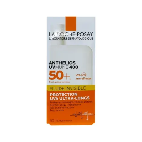 La Roche-Posay Anthelios UVMUNE 400 Invisible Fluid SPF50+ 50ml — La Roche-Posay sunscreen, 50ml
